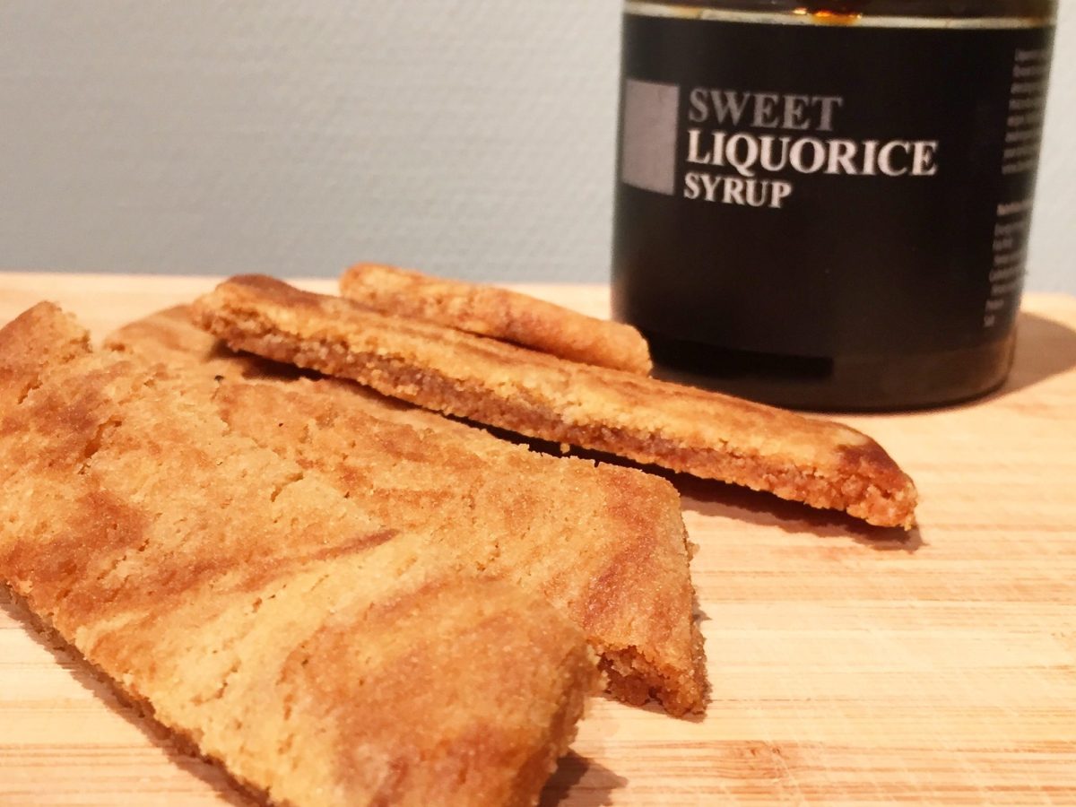 Karamellkaker med lakris